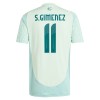 Mexiko Santiago Gimenez 11 Venkovní 2024 - Fotbalové Dresy (S/S)